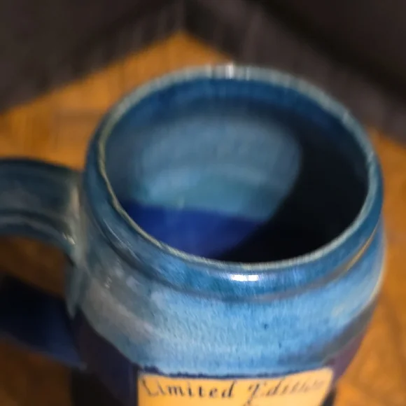 Renaissance Festival Blue Ceramic Mug - Picture 7 of 10